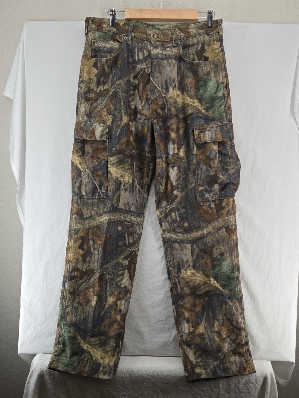 Cabela's Men's Cargo Pants in Brown and Green Camo Size 34 Regular